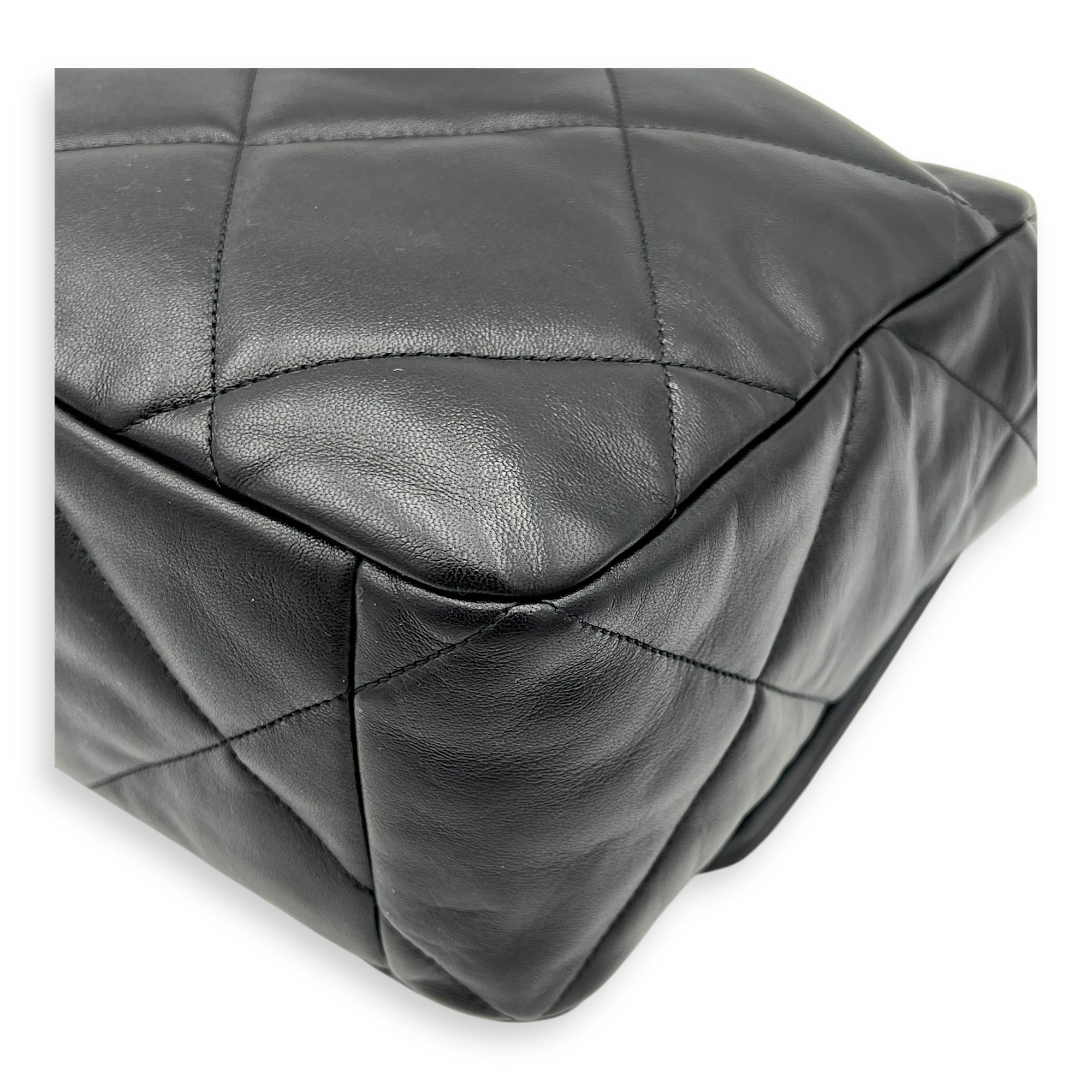 C19 Shoulder Bag Black in Lambskin, Mixed hardware