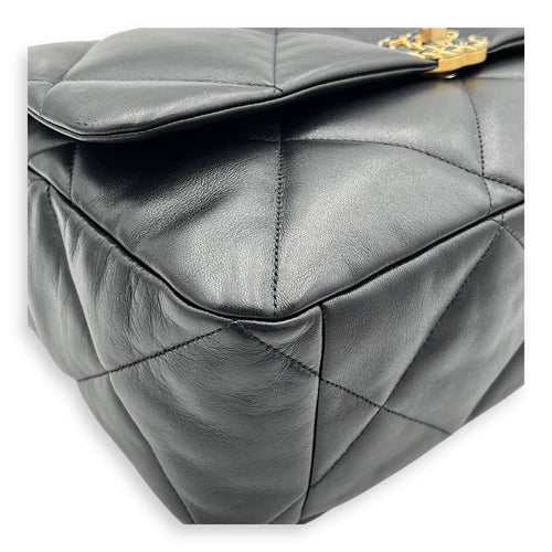C19 Shoulder Bag Black in Lambskin, Mixed hardware