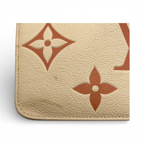 Neverfull Tote Bag White in Empreinte Leather, Gold hardware