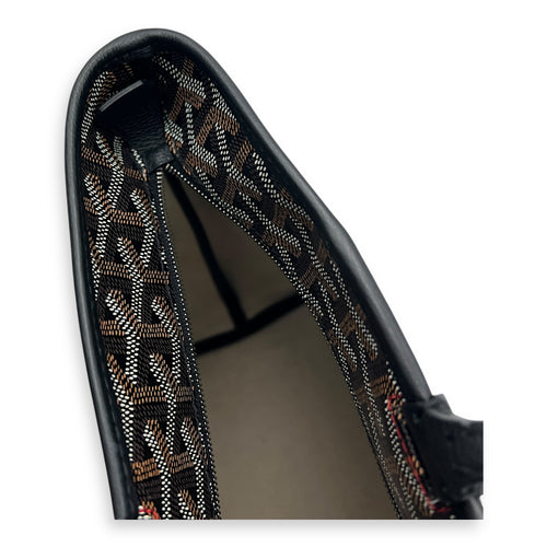 Artois Tote Bag Black in Coated Canvas, Silver hardware