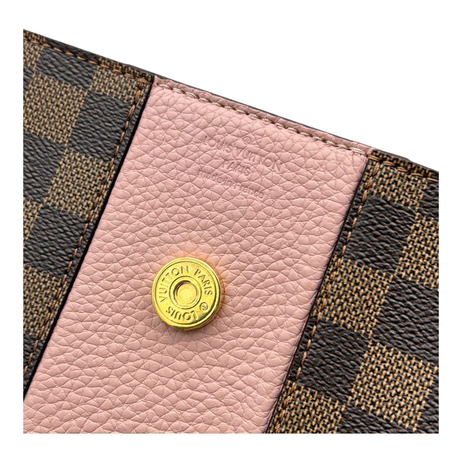 Bondstreet MM Brown Top Handle Bag in Coated Canvas, Gold hardware