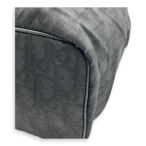 Motion Black Backpack in Nylon, Silver hardware