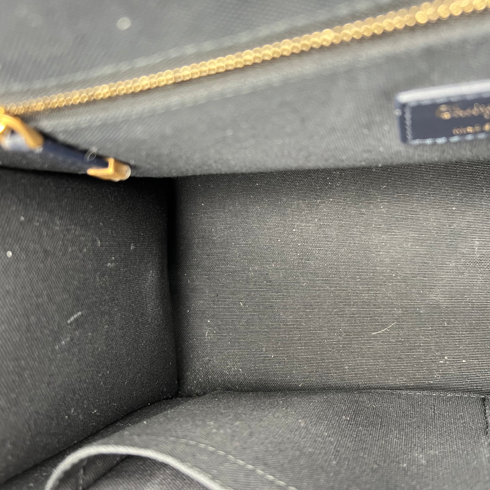 Book Tote Tote Bag Medium Blue in Jacquard, Gold hardware