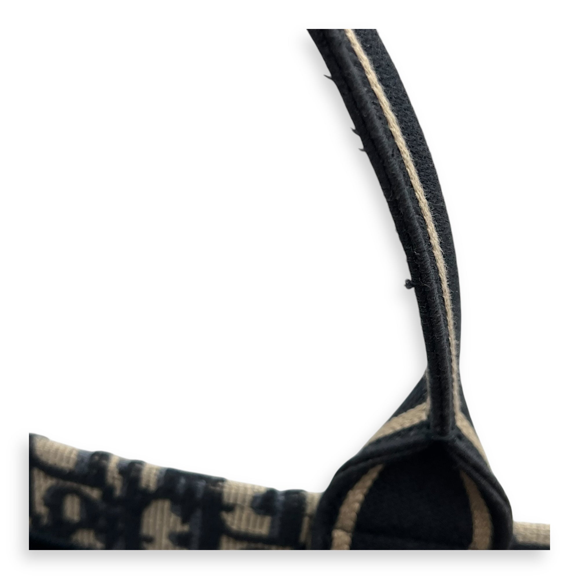 Book Tote Tote Bag Medium Blue in Jacquard, Gold hardware