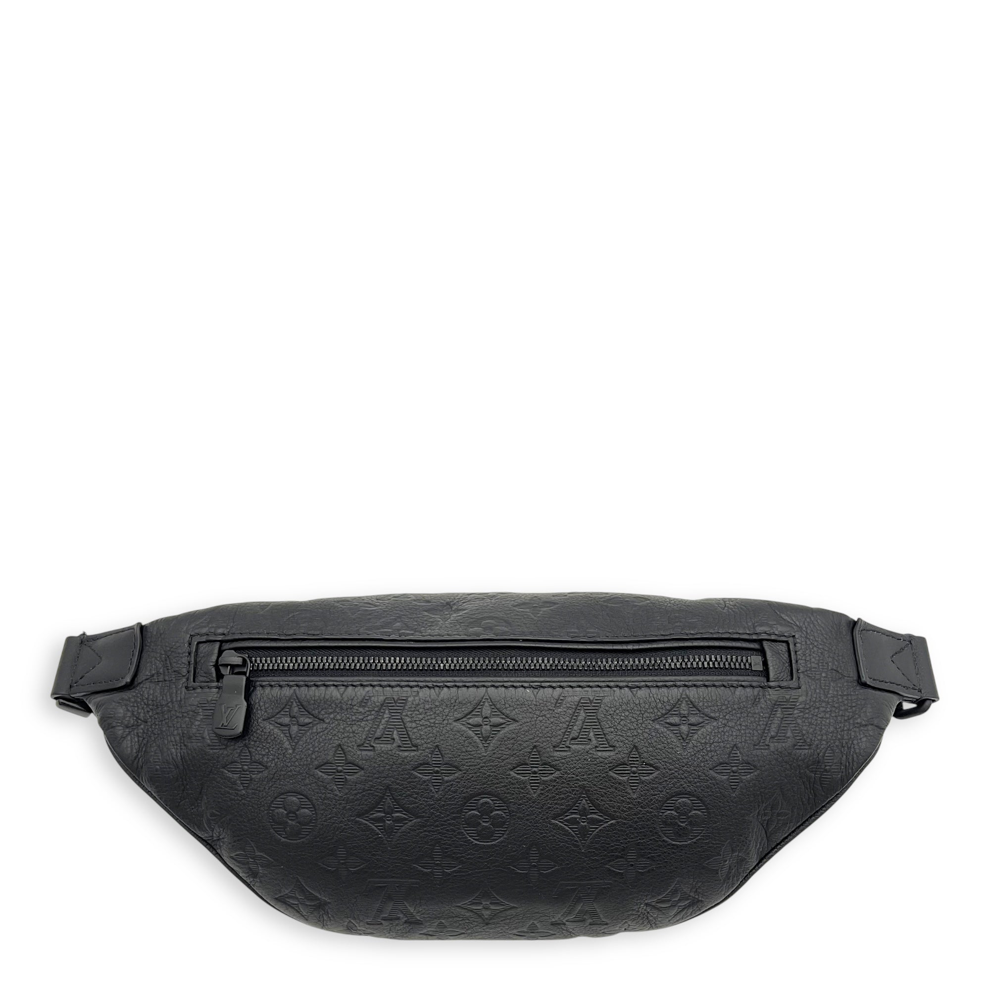 Discovery Belt Bag Black in Empreinte Leather, black hardware