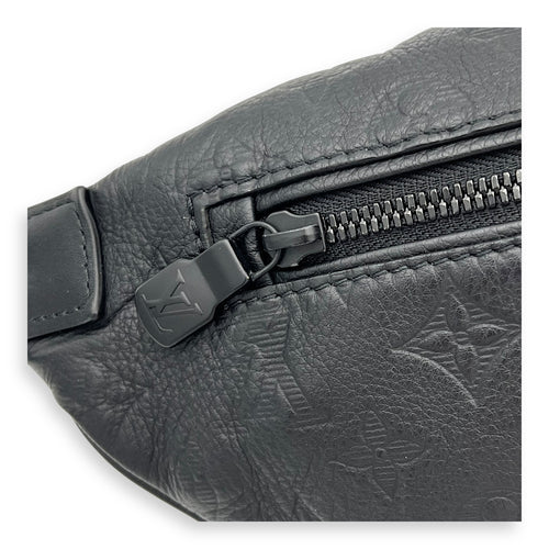 Discovery Belt Bag Black in Empreinte Leather, black hardware