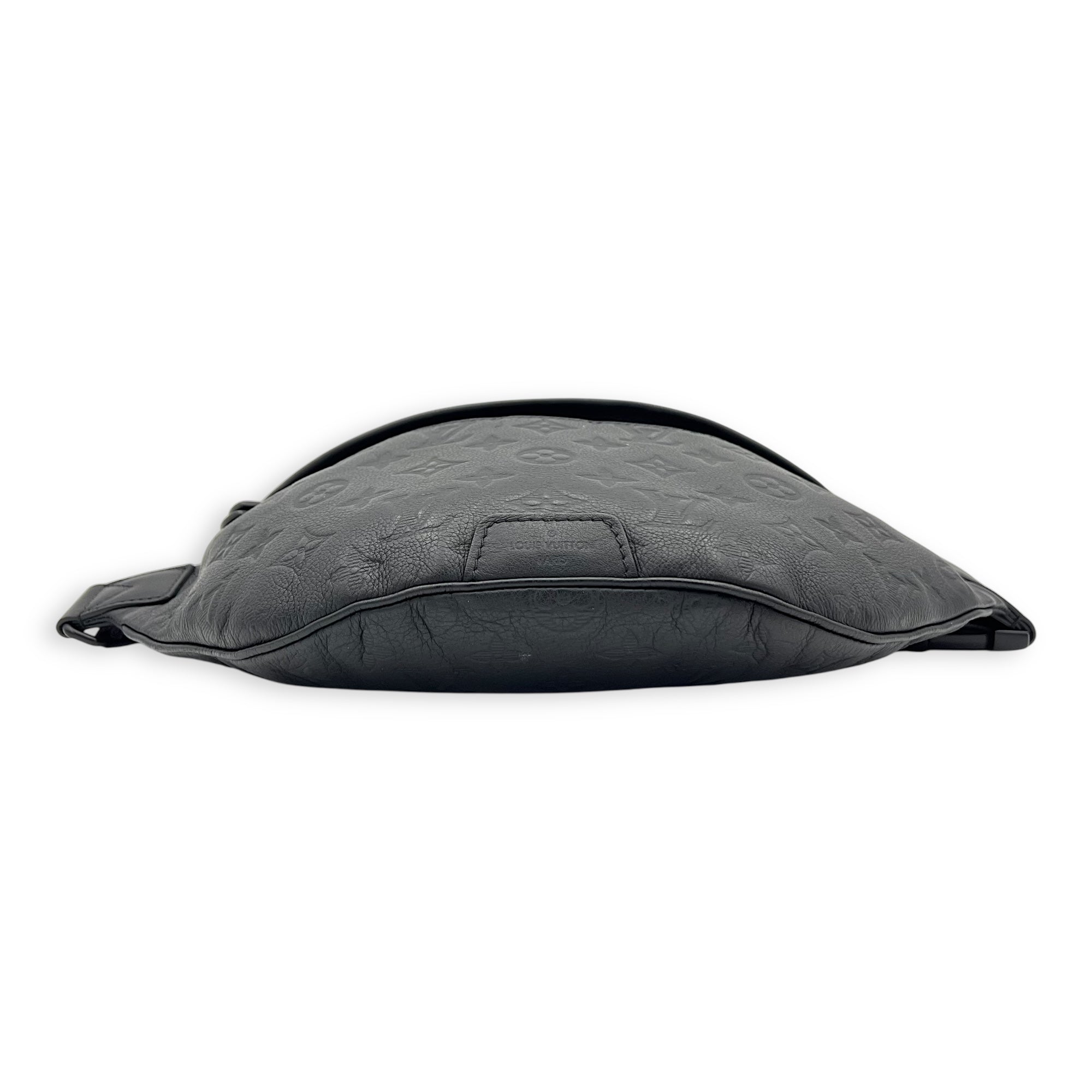 Discovery Belt Bag Black in Empreinte Leather, black hardware