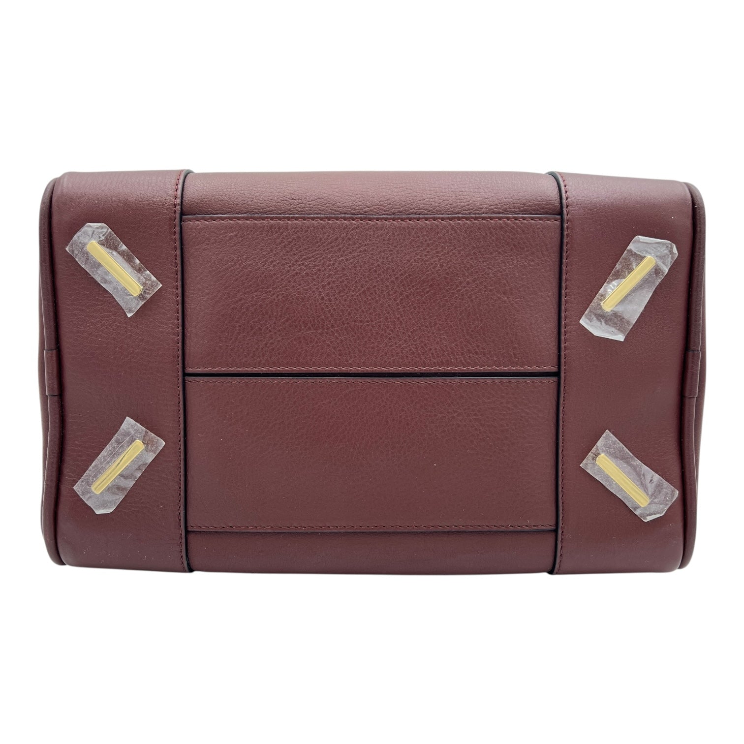 Amazona Top Handle Bag 75 Red in Calfskin, Gold hardware