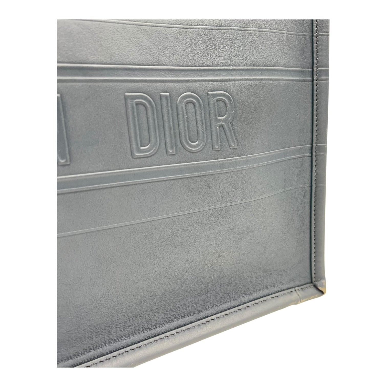 Book Tote Bag Blue in Calfskin