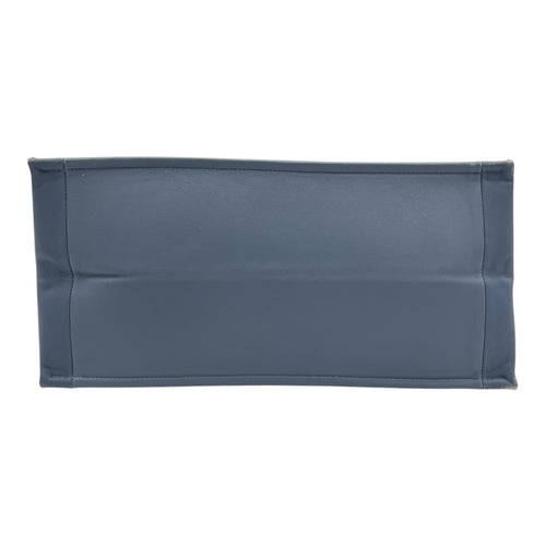 Book Tote Bag Blue in Calfskin