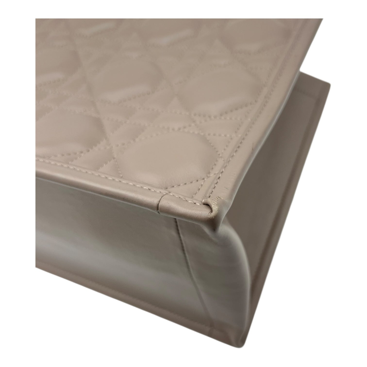 Book Tote Top Handle Bag Brown in Calfskin, Gold hardware