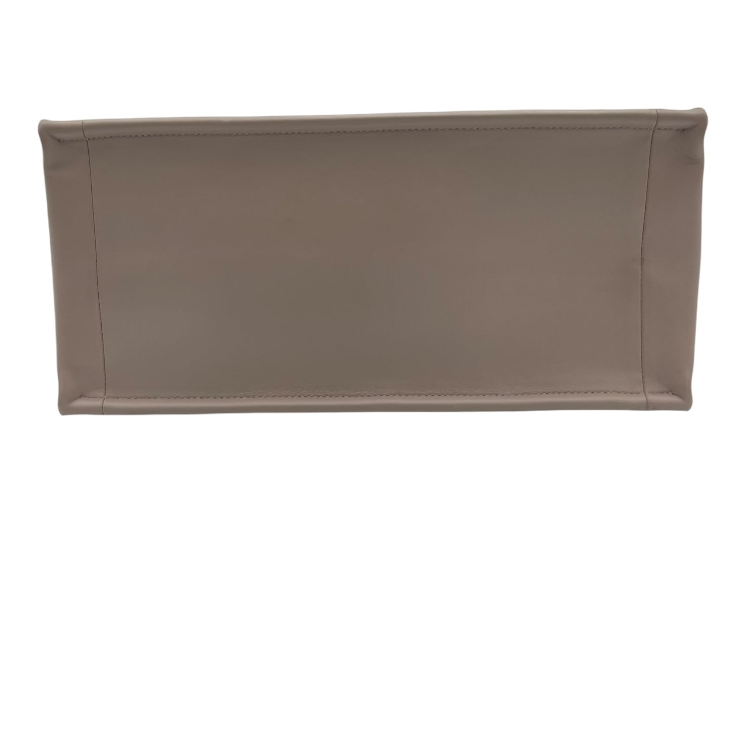 Book Tote Top Handle Bag Brown in Calfskin, Gold hardware