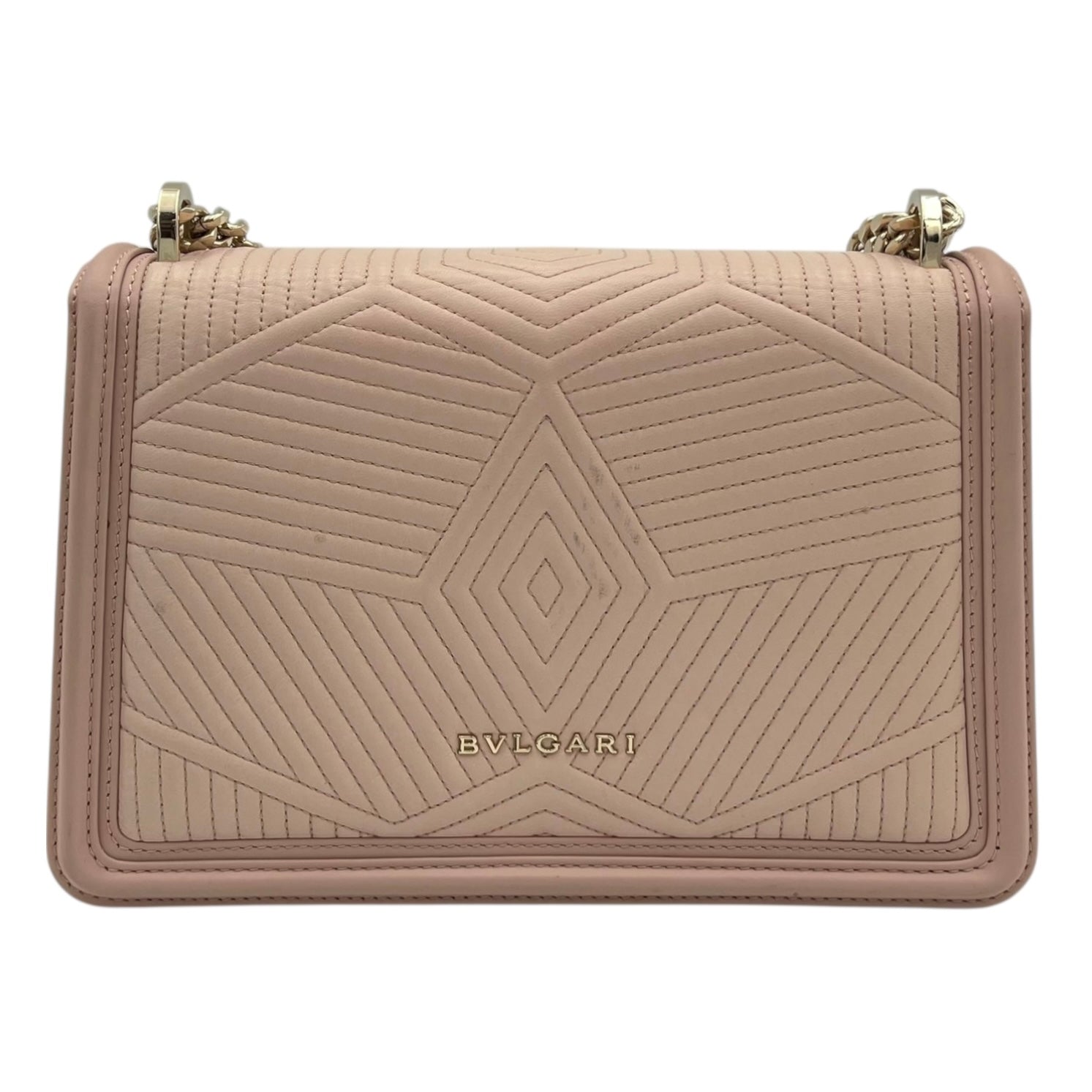Serpenti Forever Shoulder Bag Beige in Calfskin, Gold hardware