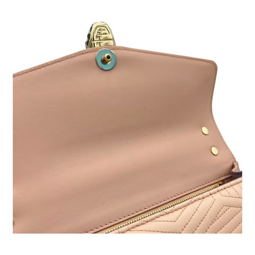 Serpenti Forever Shoulder Bag Beige in Calfskin, Gold hardware