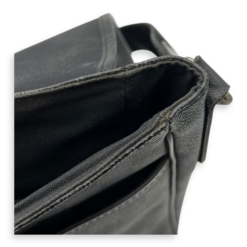 Daniel Crossbody Bag Graphite in Coated Canvas, Silver hardware