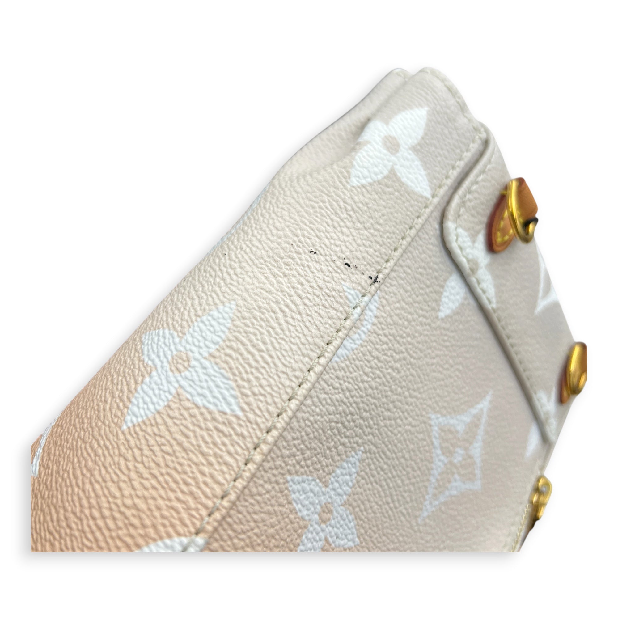 By The Pool Tiny Backpack Multi-colour in Monogram Coated Canvas, Gold hardware