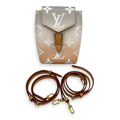 By The Pool Tiny Backpack Multi-colour in Monogram Coated Canvas, Gold hardware