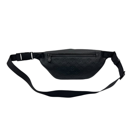 Discovery Bumbag Shadow Belt Bag Black in Calfskin, Black hardware