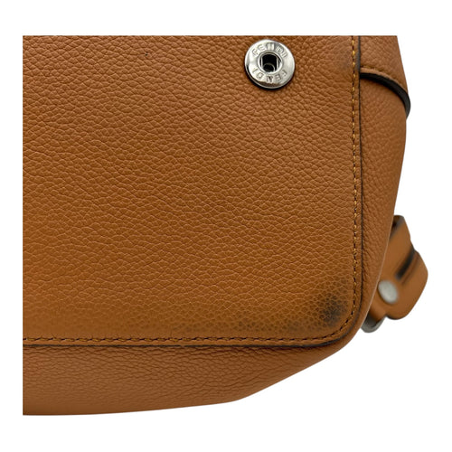 Travel Top Handle Bag Brown in Calfskin, Silver hardware