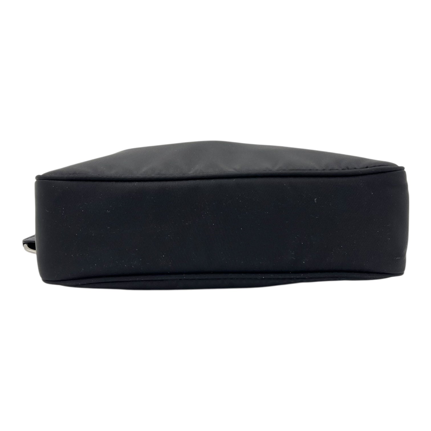 Re-Edition 2000 Shoulder Bag Black in Nylon, Silver hardware