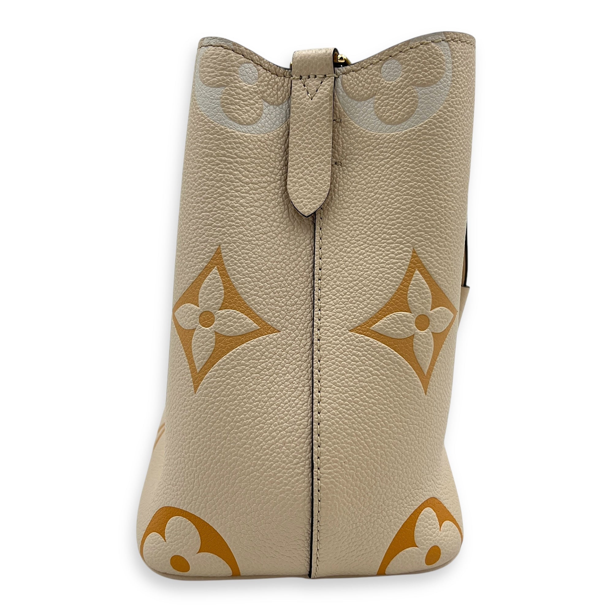 NeoNoe Bucket Bag BB Beige in Empreinte Leather, Gold hardware