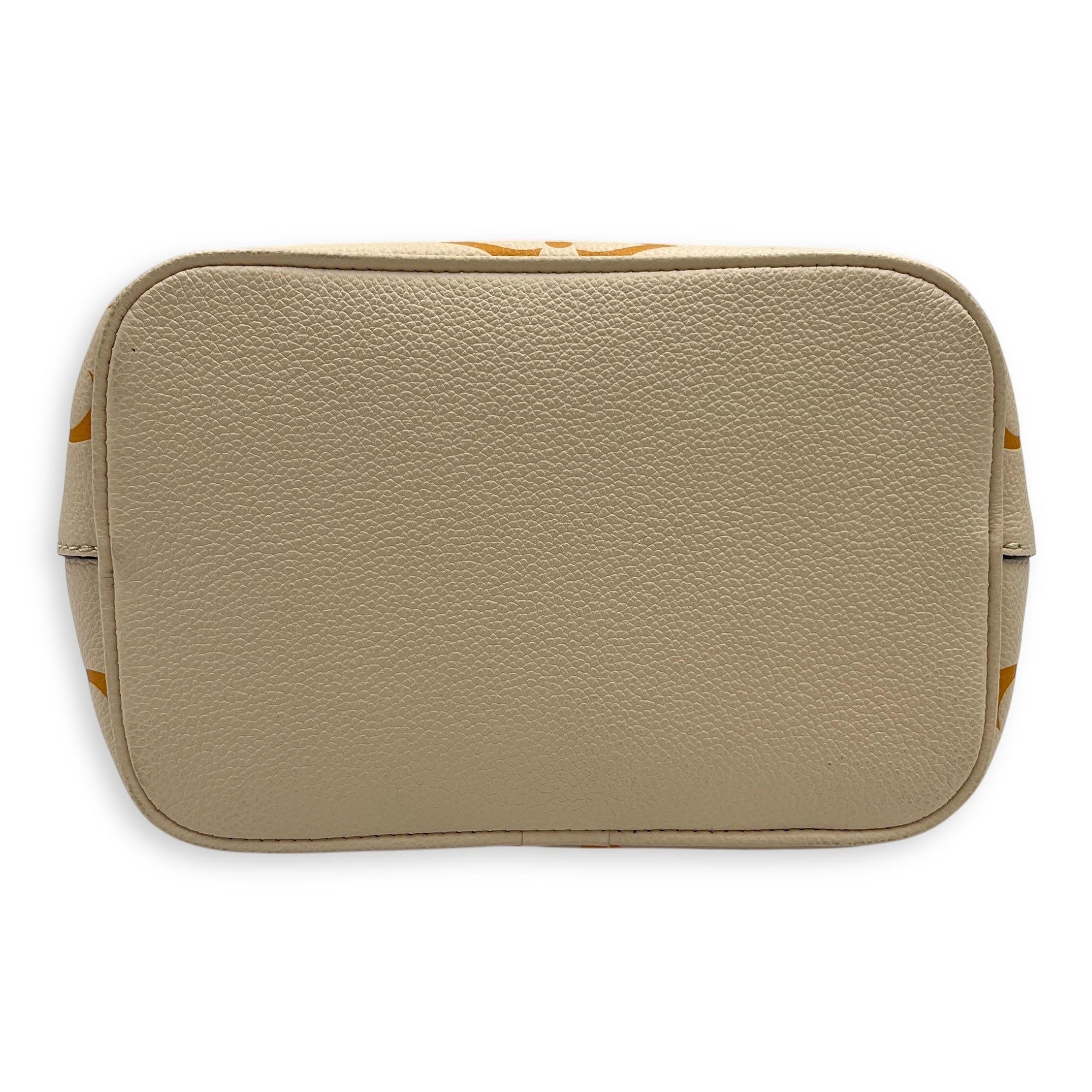 NeoNoe Bucket Bag BB Beige in Empreinte Leather, Gold hardware