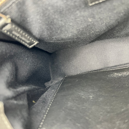 Niki Medium Grey Shoulder Bag in Calfskin, Ruthenium hardware