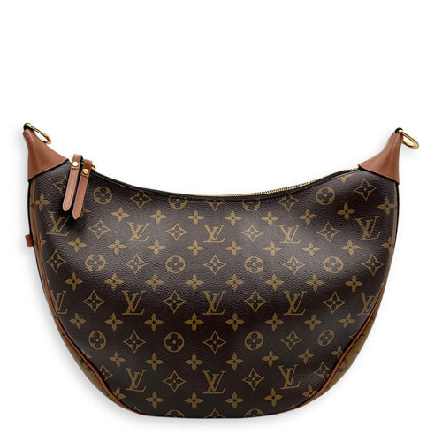 Loop Shoulder Bag Brown in Monogram Empreinte Leather, Gold hardware
