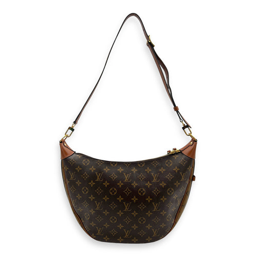 Loop Shoulder Bag Brown in Monogram Empreinte Leather, Gold hardware
