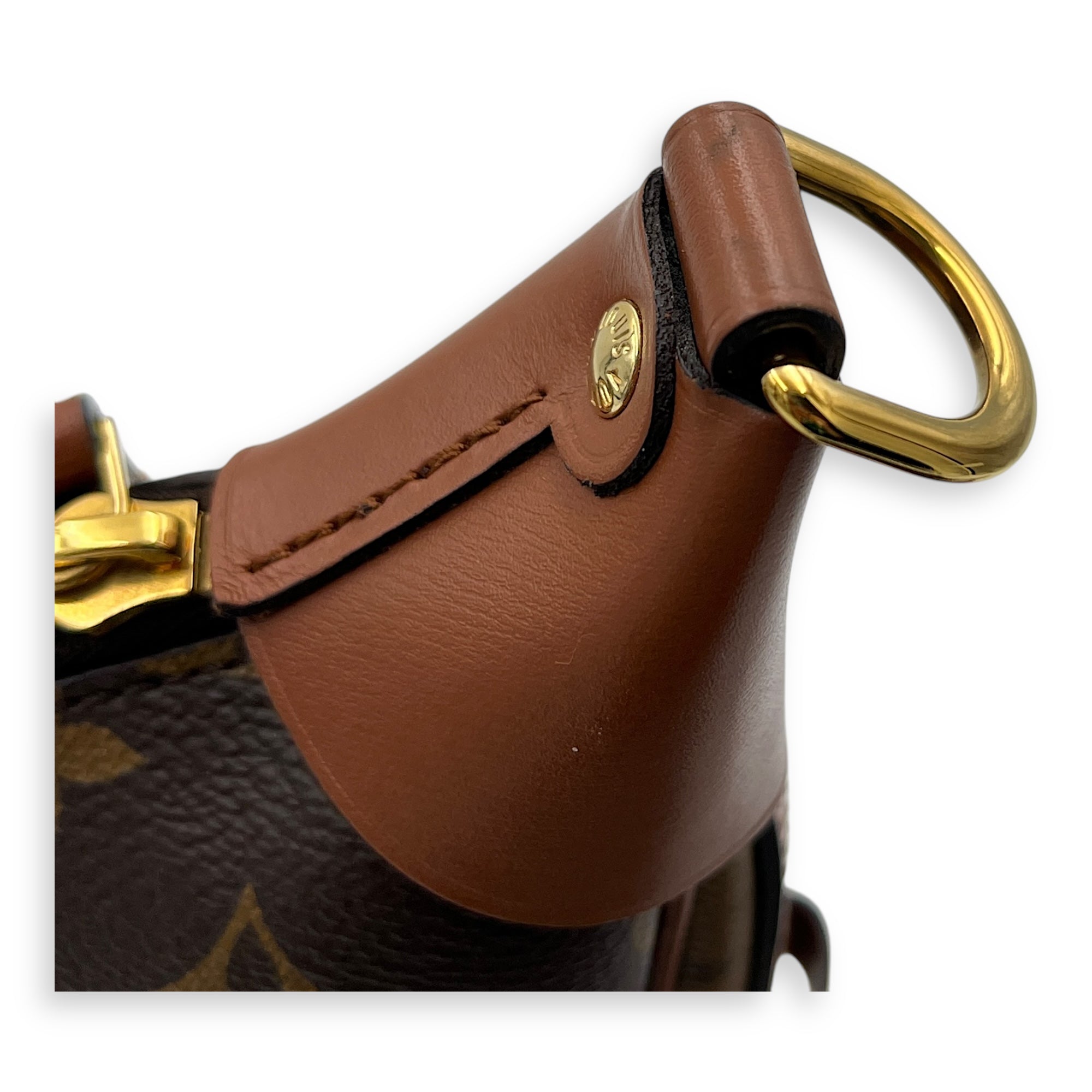 Loop Shoulder Bag Brown in Monogram Empreinte Leather, Gold hardware