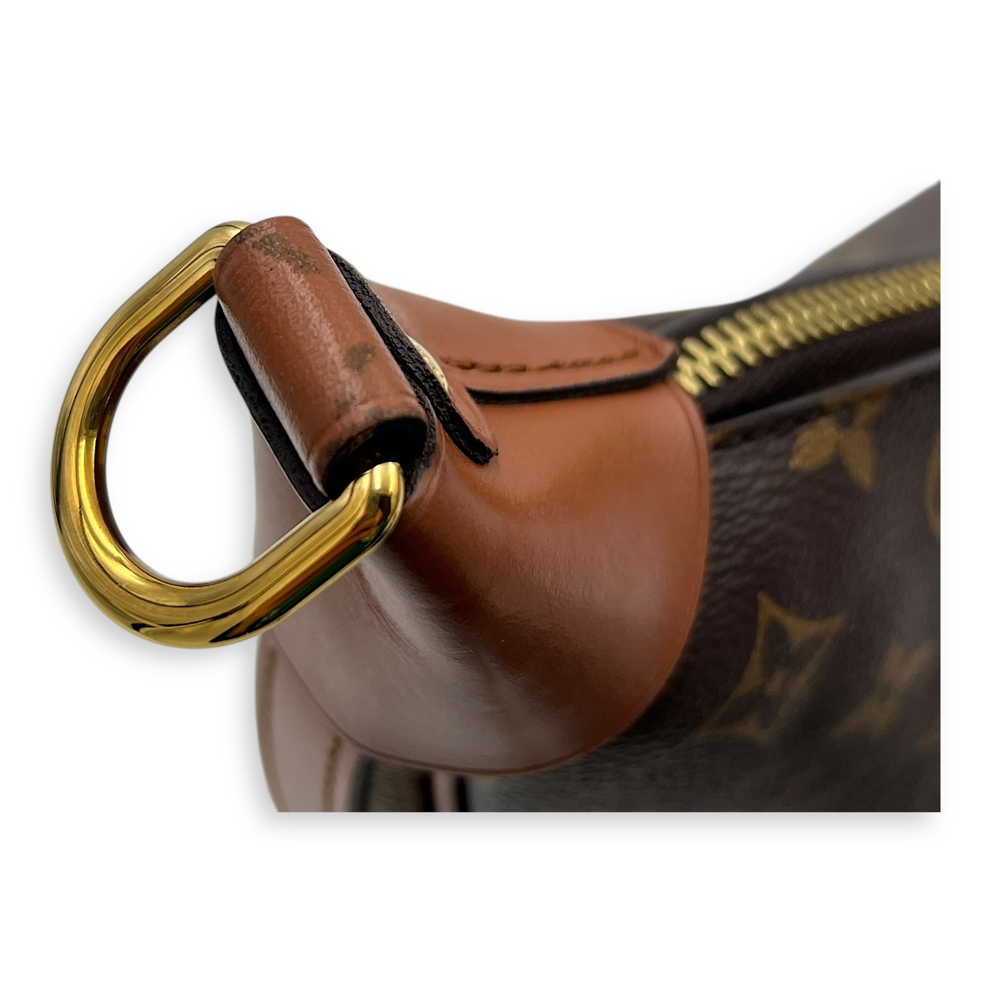 Loop Shoulder Bag Brown in Monogram Empreinte Leather, Gold hardware