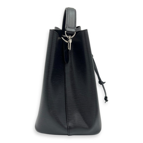 NeoNoe Bucket Bag Black in Epi Leather, Silver hardware
