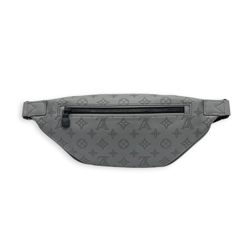 BumBag Belt Bag Grey in Monogram Shadow, Black hardware
