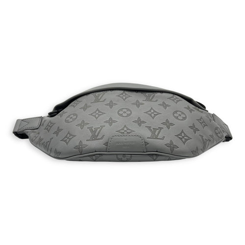BumBag Belt Bag Grey in Monogram Shadow, Black hardware