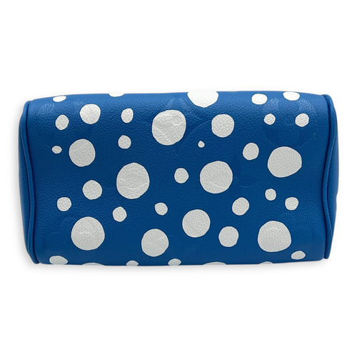 Speedy Bandouliere Top Handle Bag x Yayoi Kusama in Empreinte Leather, Silver hardware