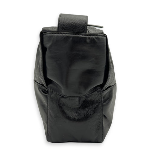 Arco Cassette Shoulder Bag Black in Nappa Leather