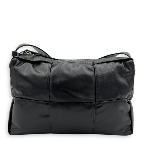 Arco Cassette Shoulder Bag Black in Nappa Leather