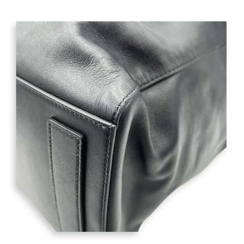 Passenger XL Carry All Tote Bag Black in Calfskin, Silver hardware