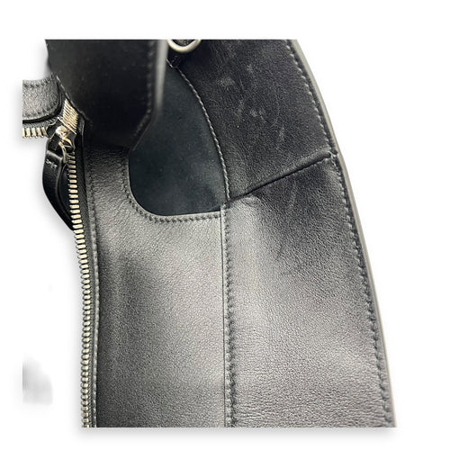 Passenger XL Carry All Tote Bag Black in Calfskin, Silver hardware