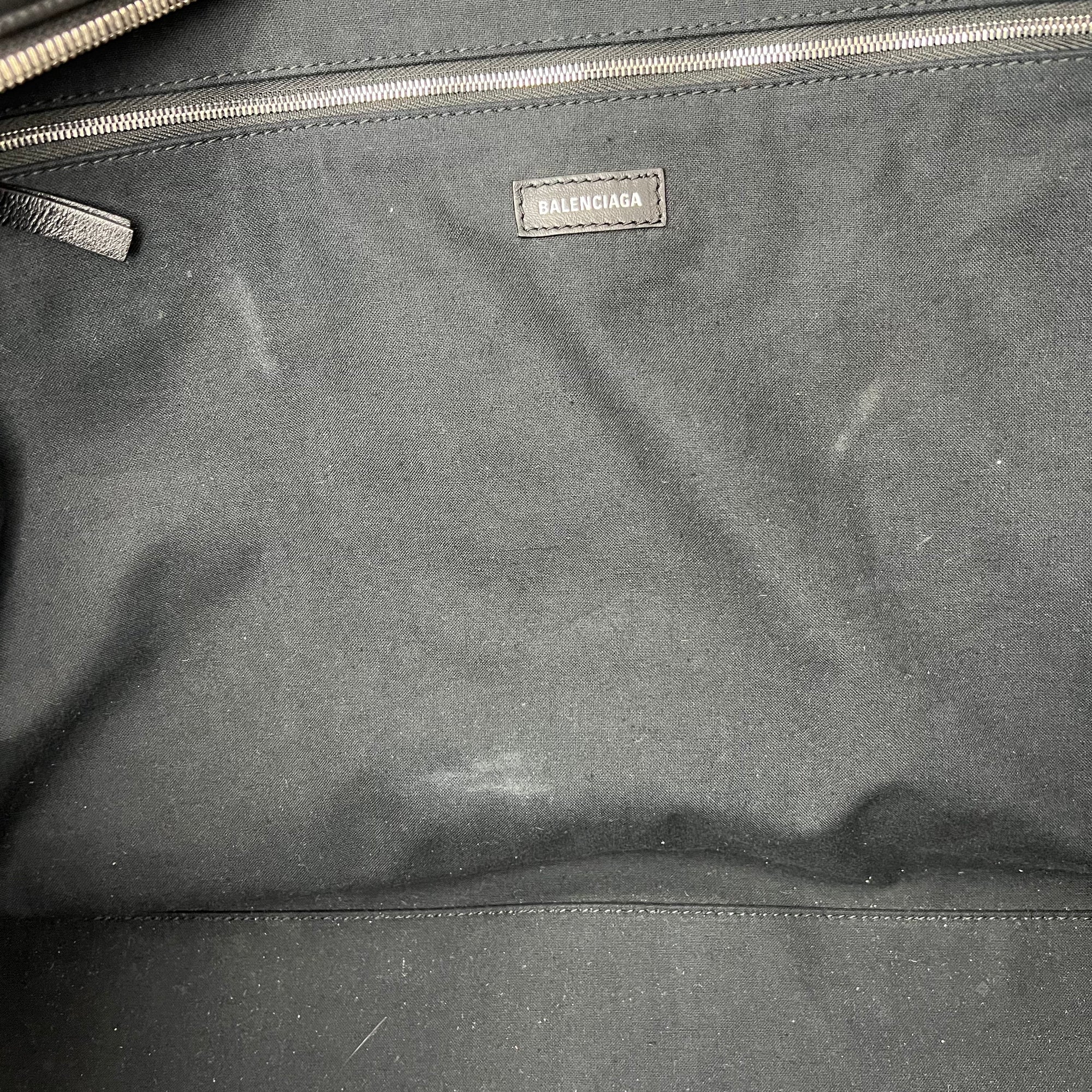 Passenger XL Carry All Tote Bag Black in Calfskin, Silver hardware