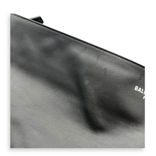 Passenger XL Carry All Tote Bag Black in Calfskin, Silver hardware