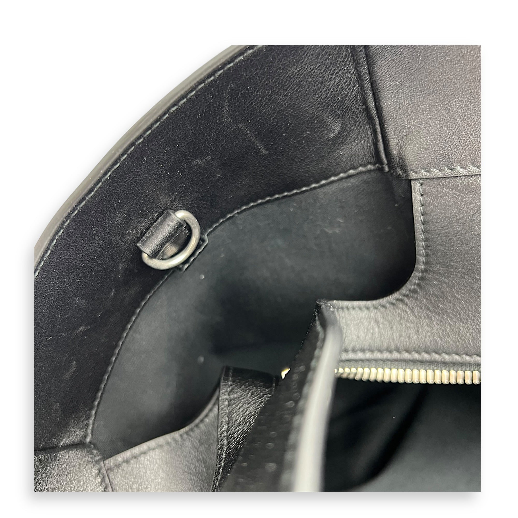 Passenger XL Carry All Tote Bag Black in Calfskin, Silver hardware