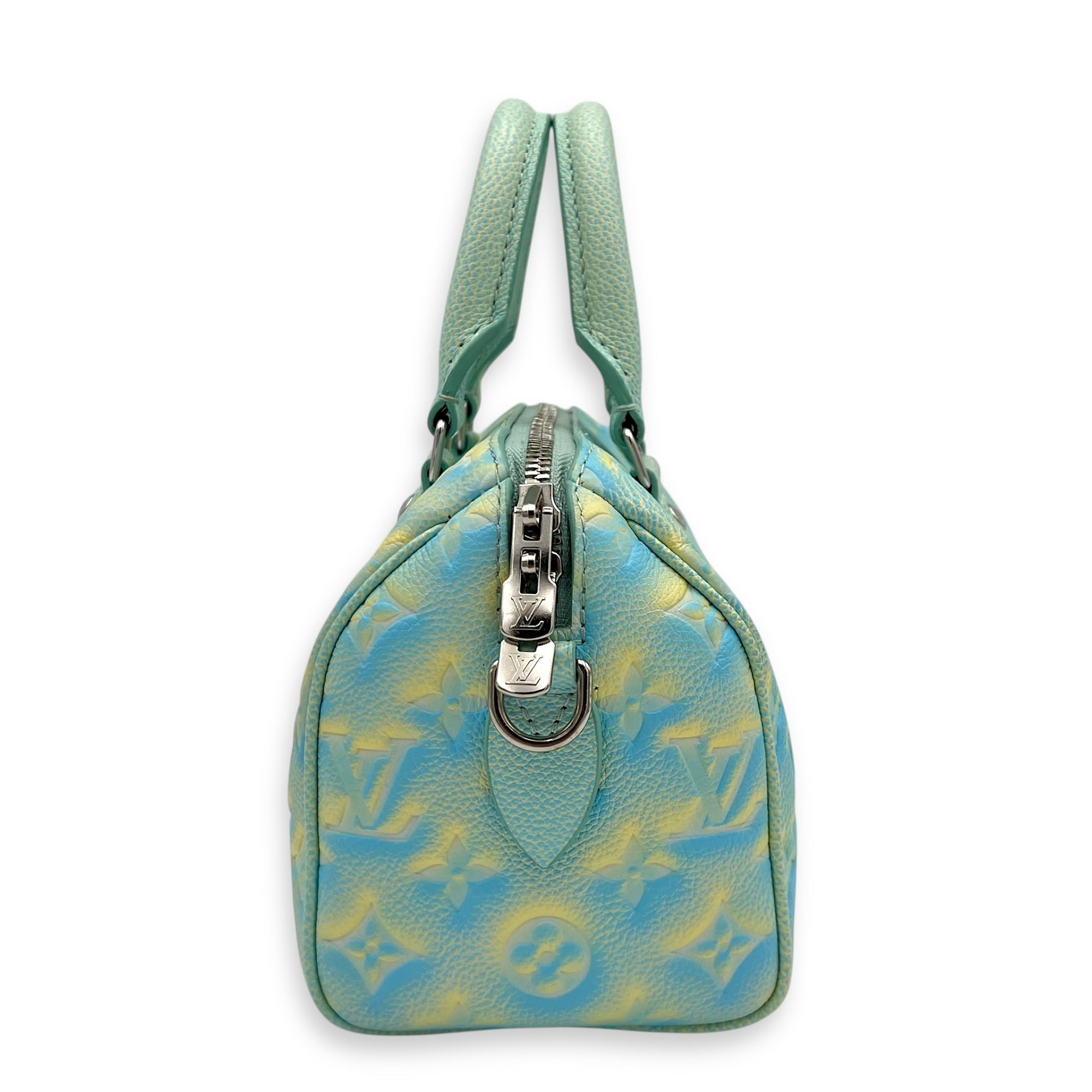 Speedy Top Handle Bag 20 Stardust in Empreinte Leather, Silver hardware