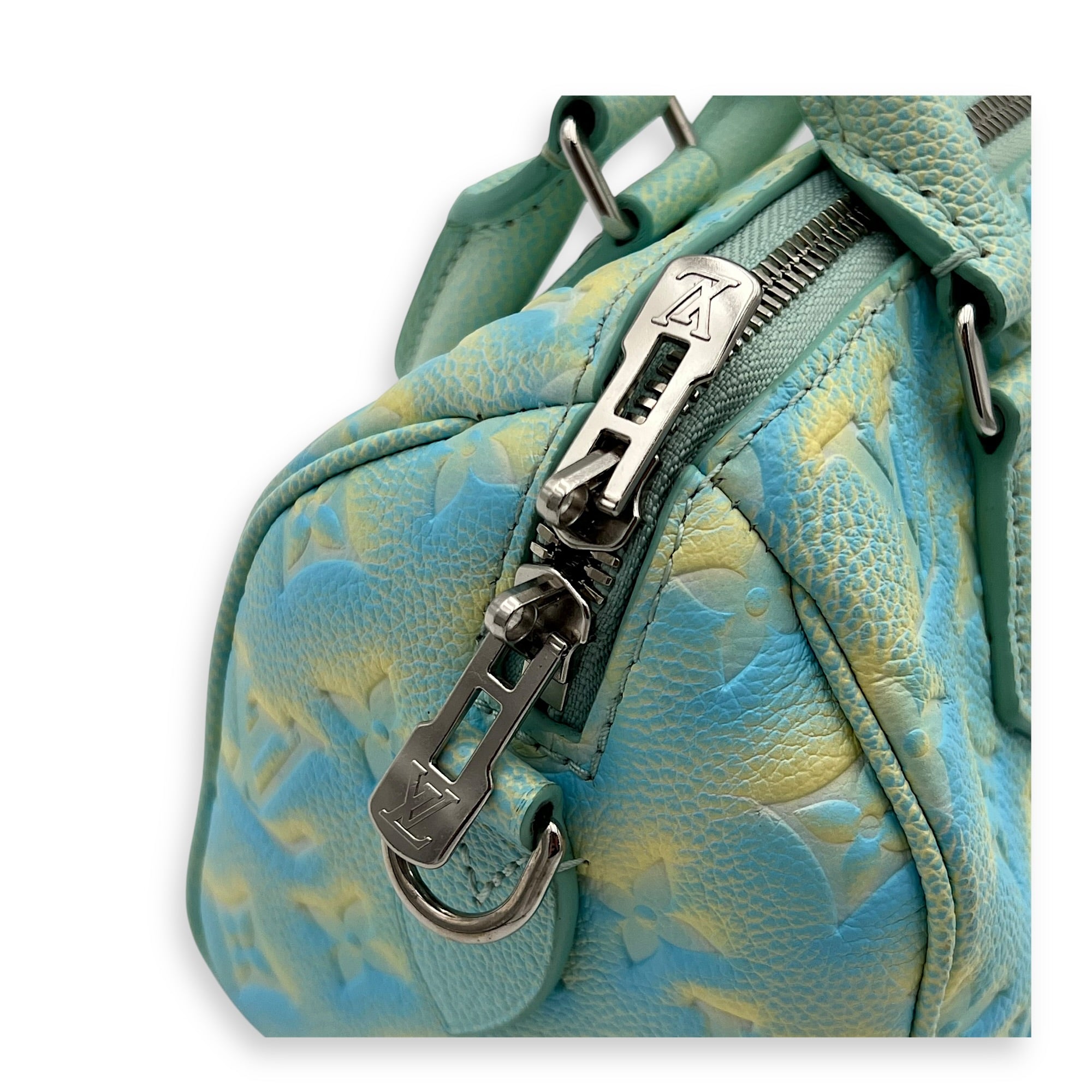 Speedy Top Handle Bag 20 Stardust in Empreinte Leather, Silver hardware