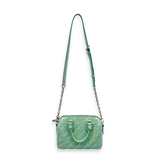 Speedy Top Handle Bag 20 Stardust in Empreinte Leather, Silver hardware