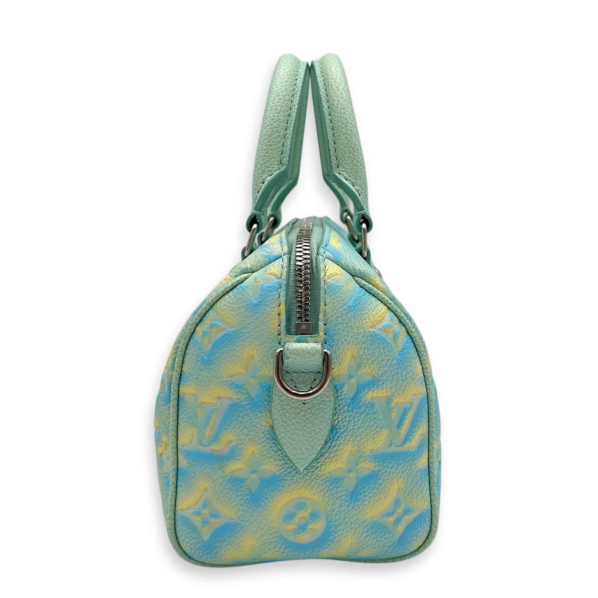 Speedy Top Handle Bag 20 Stardust in Empreinte Leather, Silver hardware