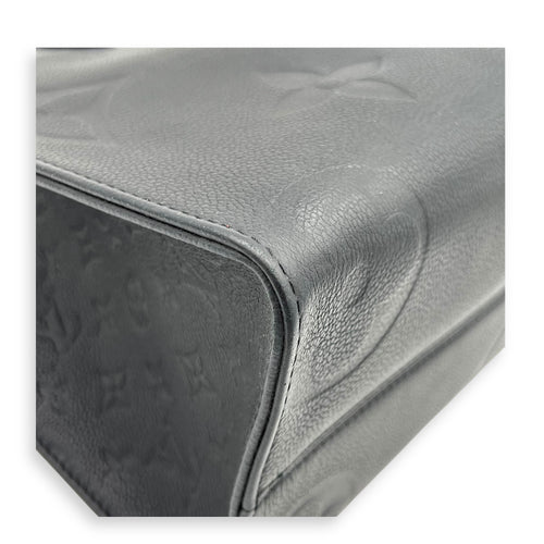 OnTheGo Tote Bag Black in Empreinte Leather, Gold hardware