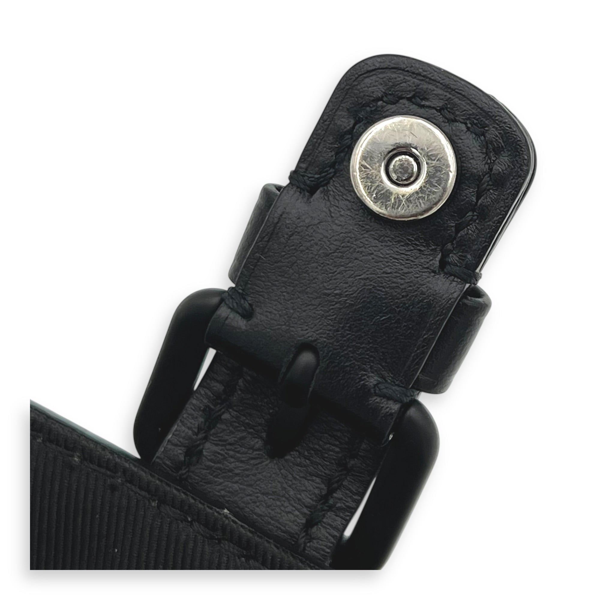 Montsouris Wearable Wallet Shoulder Bag Black in Monogram Coated Canvas, Black hardware