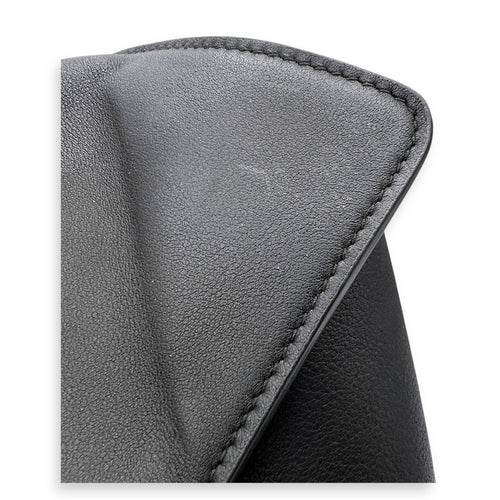 Rodeo Top Handle Bag Medium Black in Calfskin, Gold hardware