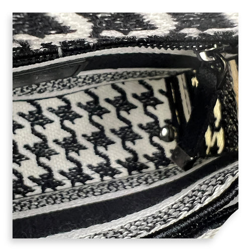 Lady D-Lite Top Handle Bag Multi-colour in Canvas, Silver hardware